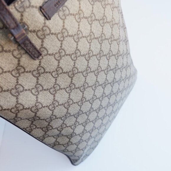 Authentic Preowned Gucci Brown GG Canvas Top Handle Handbag - Picture 9 of 12